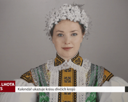Kalendář ukazuje krásu dívčích krojů
