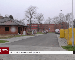 Nová ulice se jmenuje Topolová