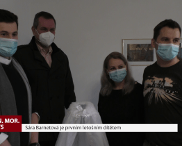 Sára Barnetová je prvním letošním dítětem