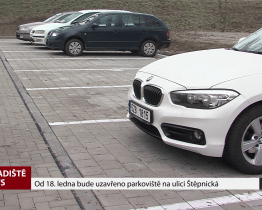 Uzavírka parkovací plochy na ulici Štěpnická
