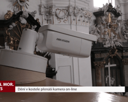 Dění v kostele přenáší kamera on-line