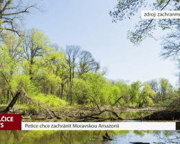 Petice chce zachránit Moravskou Amazonii