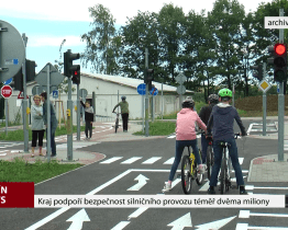 Kraj podpoří bezpečnost silničního provozu téměř dvěma miliony