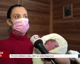 Prvním dítětem roku 2021 je Julie Majerová
