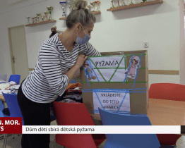 Dům dětí sbírá dětská pyžama
