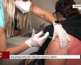 Kraj přizpůsobil plán očkování dodávce vakcín