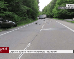 Dopravní policisté řešili v loňském roce 1060 nehod