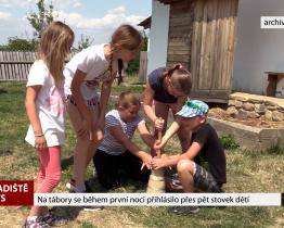 Na tábory se během první noci přihlásilo přes pět stovek dětí