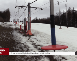 Provozovatel lyžařského vleku sčítá ztráty