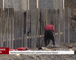 Stavba protipovodňových opatření na řece Olšavě 