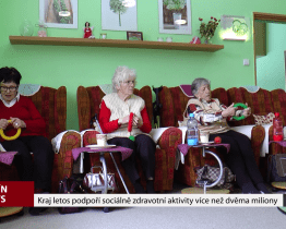 Kraj letos podpoří sociálně zdravotní aktivity více než dvěma miliony