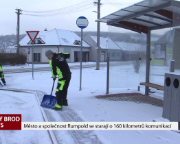 Město a společnost Rumpold se starají o 160 km komunikací