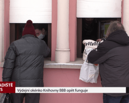 Výdejní okénko Knihovny BBB opět funguje