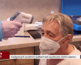 V pobytových sociálních službách byli naočkováni všichni zájemci