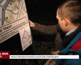 Noční tříkrálové kolečko prošli lidé individuálně