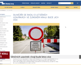 Silničních uzavírek bude letos více