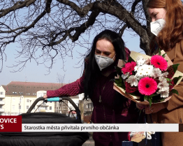 Starostka města přivítala prvního občánka