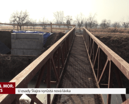 U osady Šlajza vyrůstá nová lávka