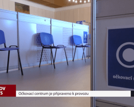 Očkovací centrum je připraveno k provozu
