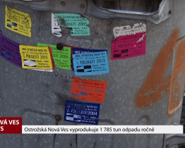 Ostrožská Nová Ves vyprodukuje 1 785 tun odpadu ročně