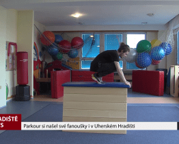 Parkour si našel své fanoušky i v Uherském Hradišti