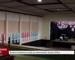 Budova Sokolovny bude po rekonstrukci sloužit ZUŠce