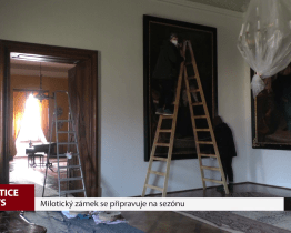 Milotický zámek se připravuje na sezónu