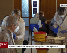 Epidemická situace v kraji je stále nejlepší z celé republiky