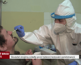 Slovácké strojírny zvládly první týdenní testování zaměstnanců