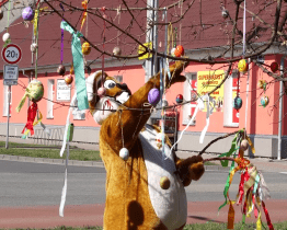 Lidé se mohou zapojit do zdobení velikonočního stromu