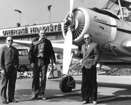 Pilot Stanislav Sklenář "odlétl" z Kunovic do penze