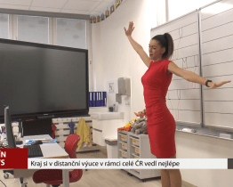 Kraj si v distanční výuce v rámci celé ČR vedl nejlépe