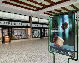 Lázeňskou kolonádu zdobí designové ptačí budky a krmítka