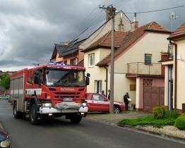 Tragický požár v Dolním Němčí má jednu oběť