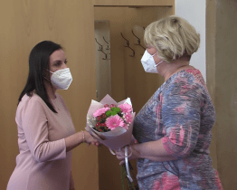 Martinu Marečkovou přijal na radnici starosta a vedení města