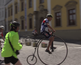 Josef Zimovčák přivedl svůj peloton do Uherského Hradiště