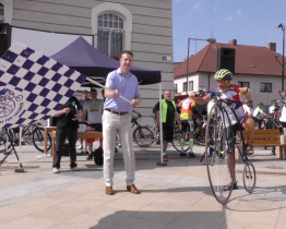 Zimovčákova cyklotour projela i Hodonínem