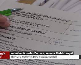 Obyvatelé zasažení tornádem žádají o dotace