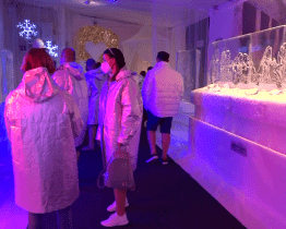 V Rožnově jsou k vidění sochy z ledu, jediné v Evropě