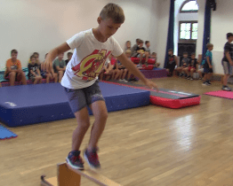 Dům dětí a mládeže uspořádal příměstský pohybový tábor s parkourem