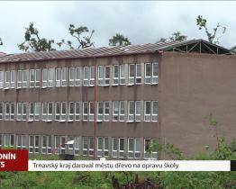 Trnavský kraj daroval městu dřevo na opravu školy