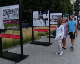 Výstavu Olympijské okamžiky navštívil olympionik Ján Zachara