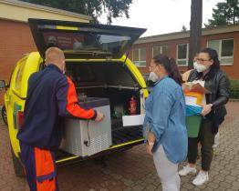 Mobilní tým z Baťovky vyrazil na očkovací tour