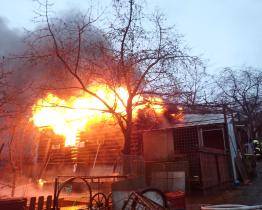 Ve dvou hospodářských budovách v Lípě u Zlína vypukl požár