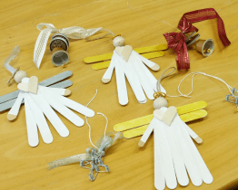 Předvánoční tvoření s Domem dětí a mládeže Šikula