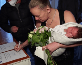 Představitelé radnice popřáli prvnímu občánkovi