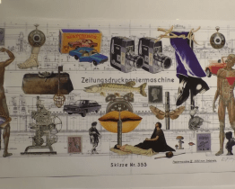 V galerii Sýpka vystavuje koláže Hynek Šnajdar