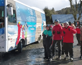 Sedmáci ze ZŠ Na Výsluní odjeli lyžovat do Beskyd 