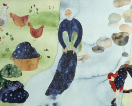 Galerie představuje Apolenku z modrotisku