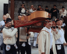 Masopustní veselí ukončilo pochovávání basy